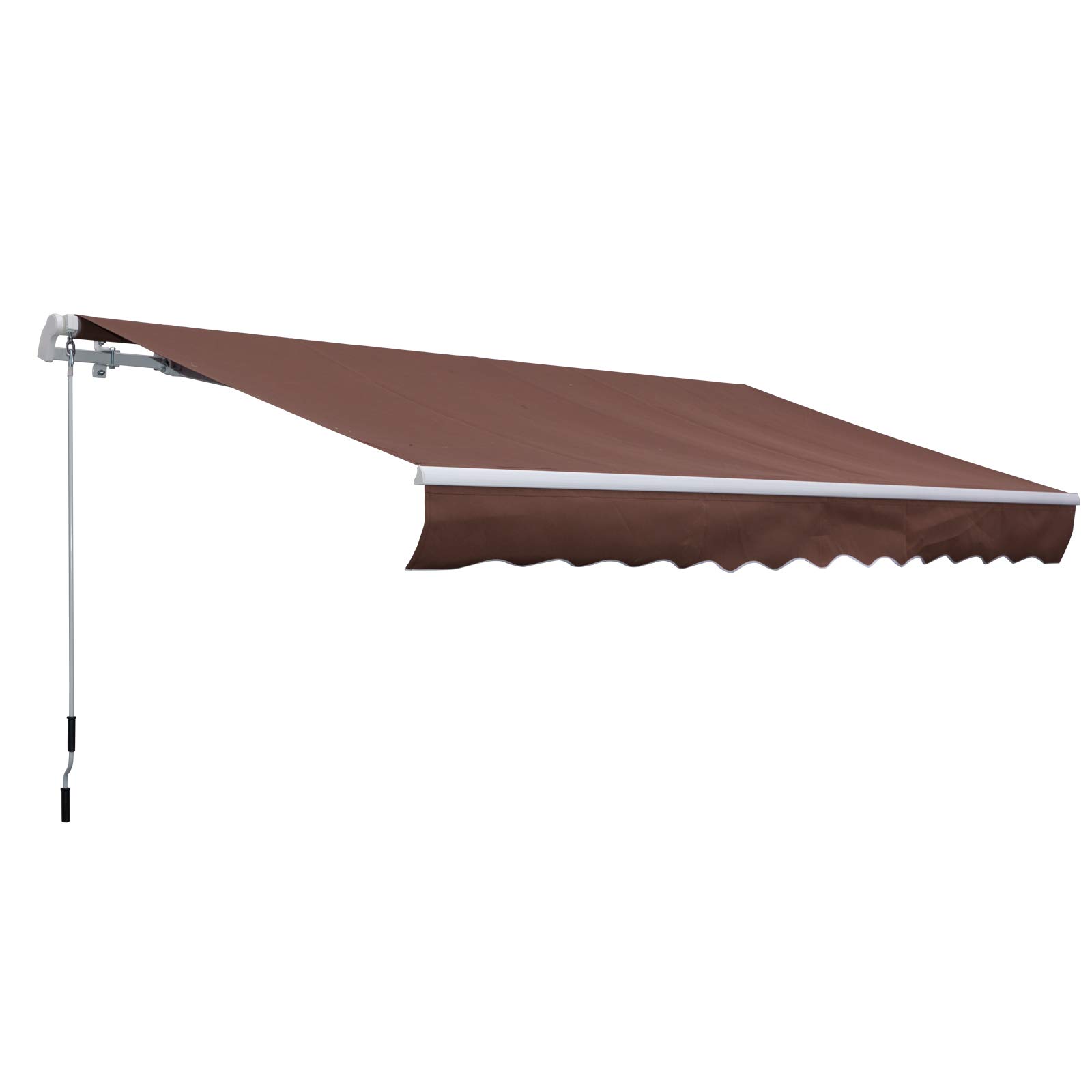 Buy Outsunny 12' x 8' Retractable Awning Patio Awnings Sun Shade