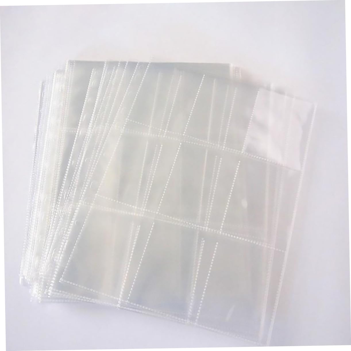 HOOTNEE 50 Sheets Clear Photo Sleeves for Photo Albums Page Protectors for Cards Postcards and for Weddings Graduations and Memories