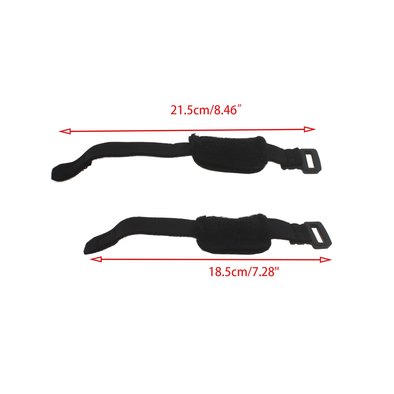 OZXNO 2pcs Bass Guitar String Mute Damper/Dampener String Cover Tape Adjustable Mute Silencer (Black)