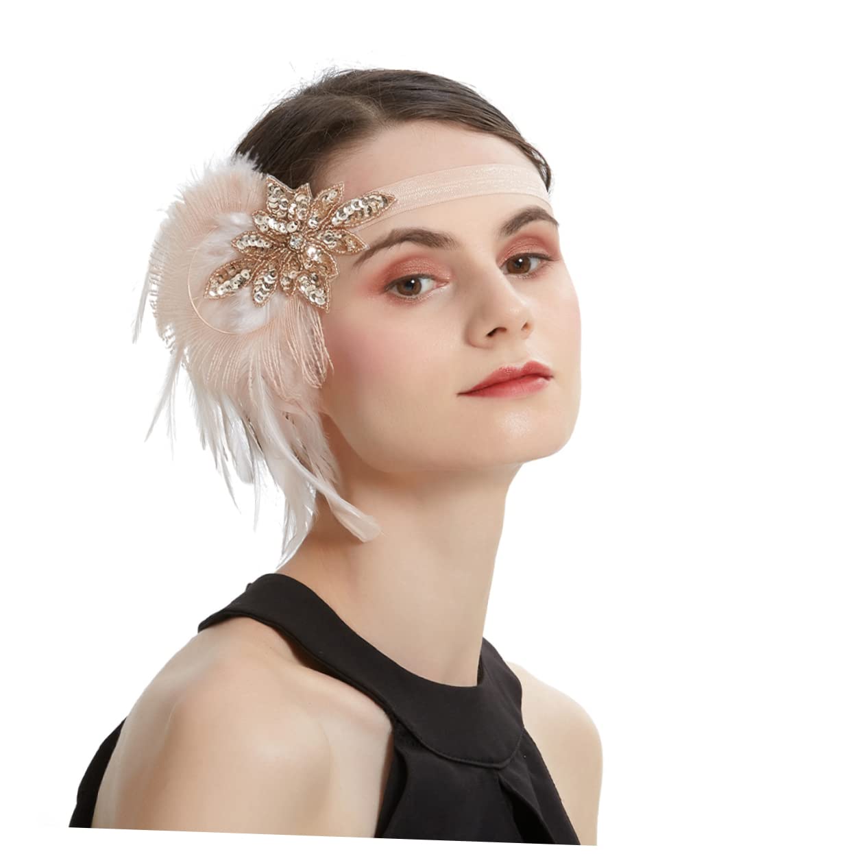 Healeved 5pezzi Cerchietto Flapper Anni Per e Matrimoni Fascia Per Accessori Vintage Per Cerimonie e