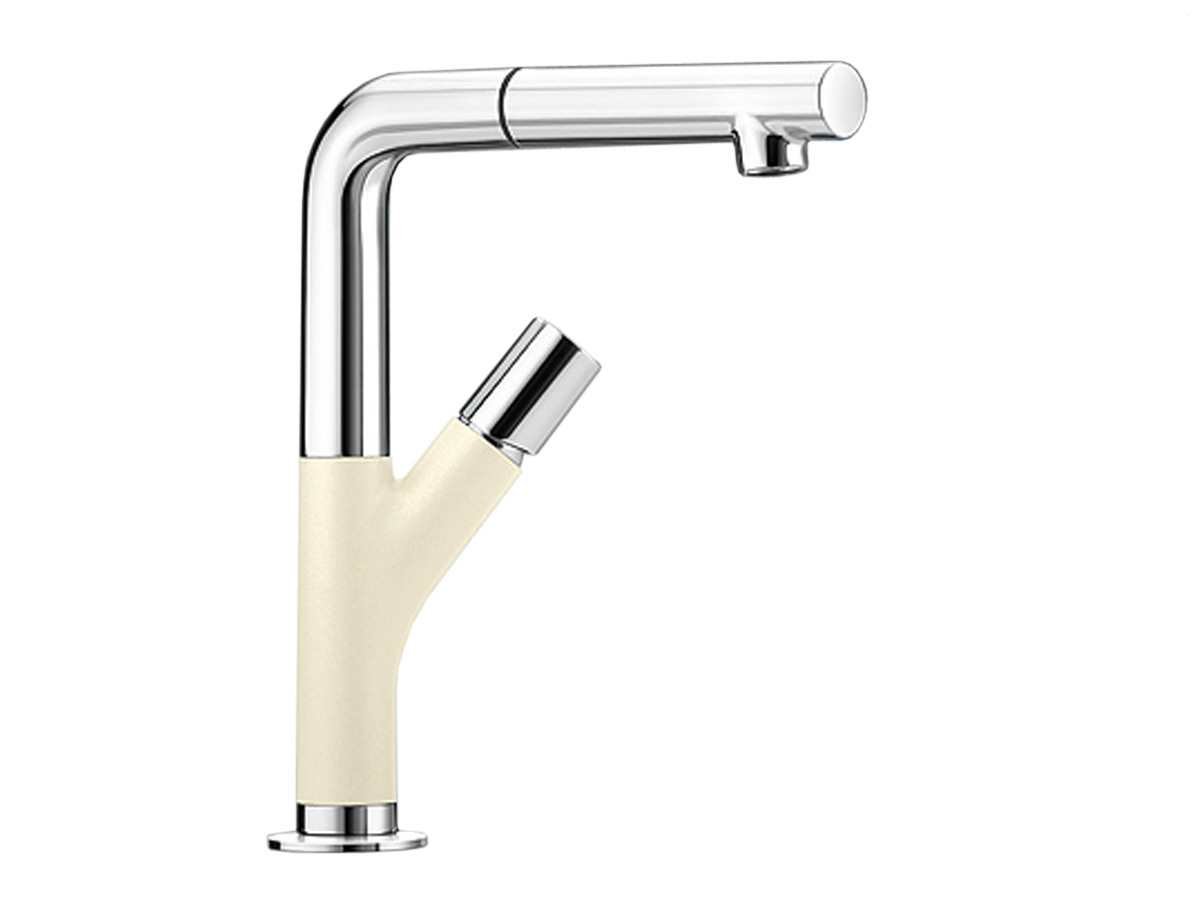 Technical drawing with dimensions for BLANCO Yovis-S faucet