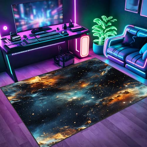 Tapis de jeu gaming lavable et antidérapant avec effet visuel 3D