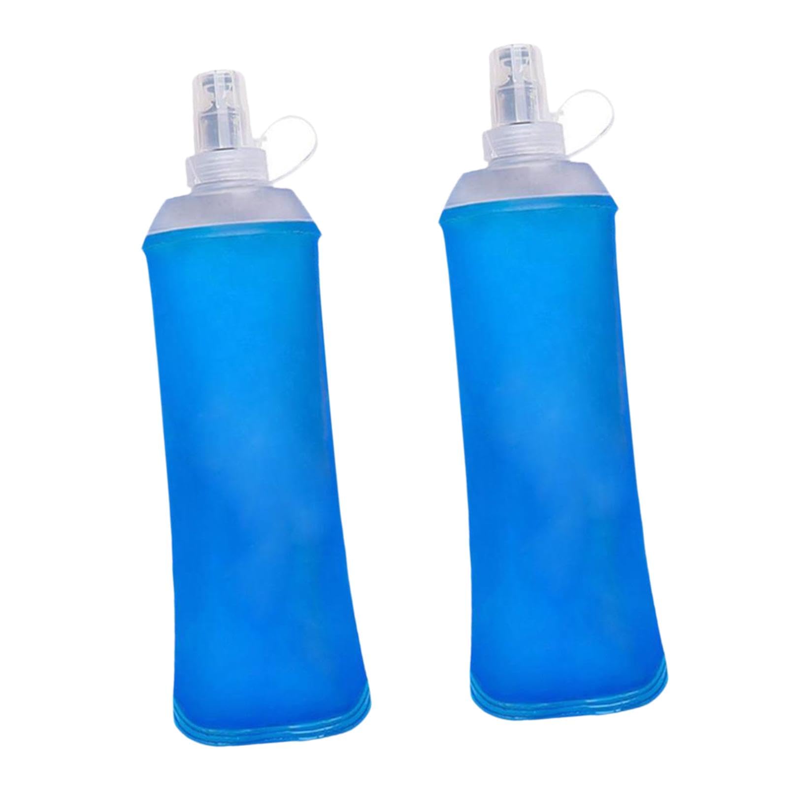 5 x weiche Trinkflaschen, auslaufsicher, 500 ml, für Laufen, Joggen, Wandern, 2 Stück