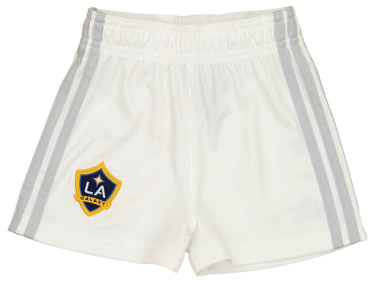 adidas LA Galaxy MLS Infant (12M-24M) Fan Shorts, White/Grey 18M