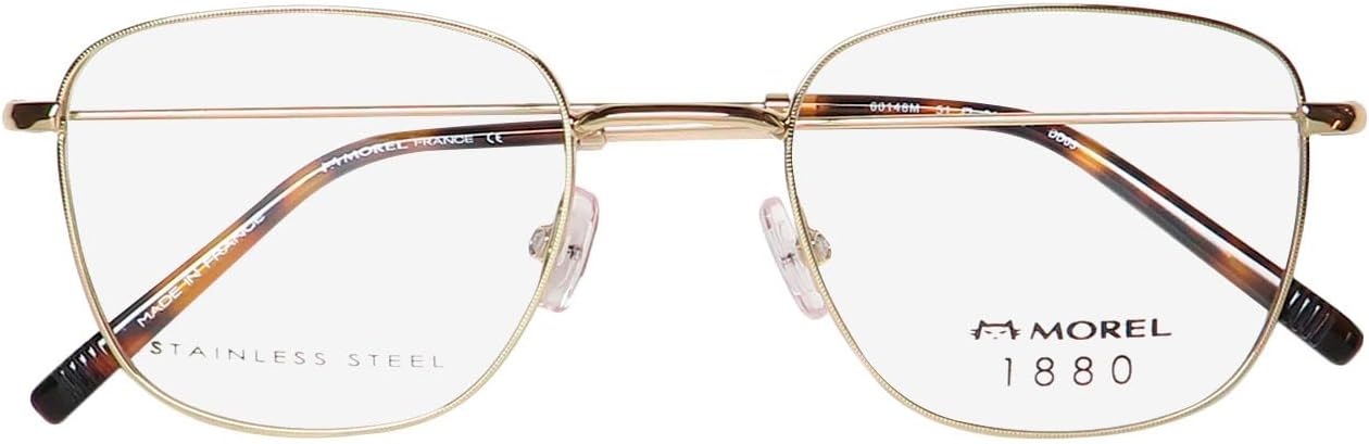 MOREL 1880 60148m Eyeglass Frame/Glasses Stainless Steel Full-Rim Mens Style Hot