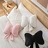 Novohive Bow Pillow Throw Pillows Butterfly Shaped Decorative Cute Pillows for Bed Sofa Cute Home Decor,Pink 10 * 8inch #5