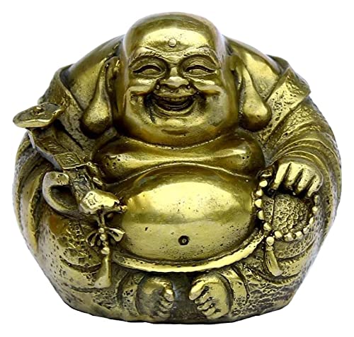 Bouddha de laiton de bonté pour créer un coin méditation maison