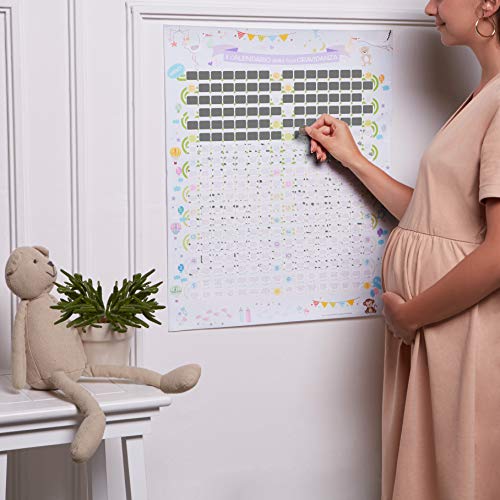 Calendario della gravidanza, ogni giorno una casella da grattare per...