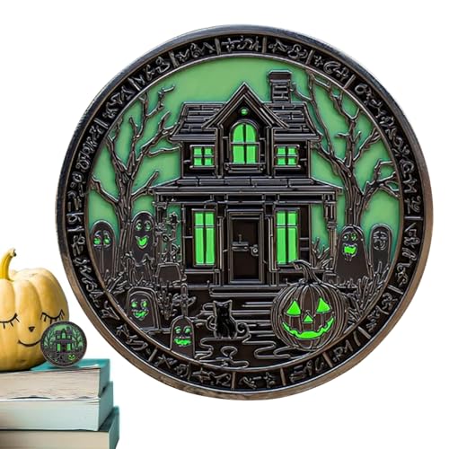 記念硬貨 | バッジコレクション - ゴシック風アイテム コレクター 大人 子供 女性向け 収蔵品 ホームデコレーション ディスプレイ用記念品