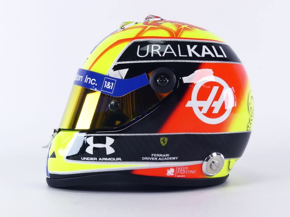 Mini Helmet- Miniaturowy samochód kolekcjonerski, MKS-MH-2-2021-R, żółty/czarny