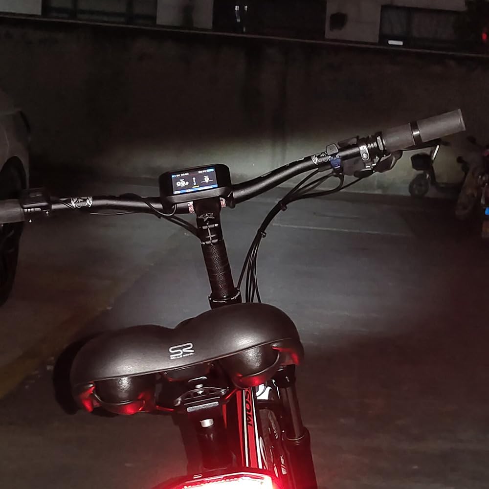 QD252 Electric Bicycle Lamp Set Lampada Anteriore Horn Tail Lamp Stop Lamp Turn Lamp Switch Accessori Elettrici Biciclette