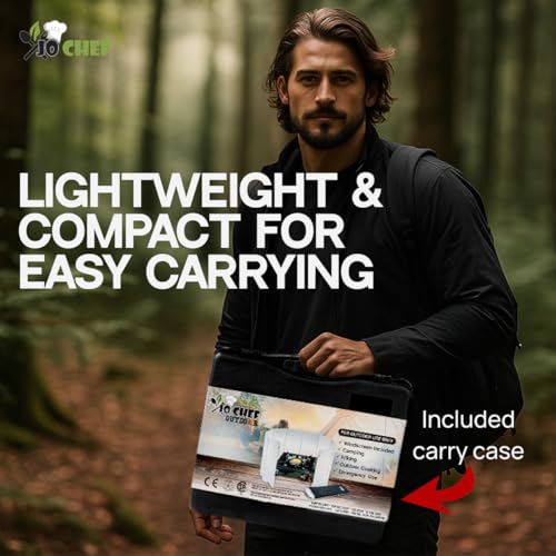 JoChef Butane Camping Stove - 9,500 BTU Portable Gas Stove - Image 3