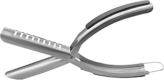 Rib Membrane Remover Stainless Steel Tool Kit, Ergonomic Handle for Easy Prep, Dishwasher Safe BBQ Accessory for Grilling and Cooking (1 Pack)