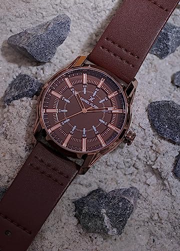 Image of DANIEL KLEIN Premium Men Dark Brown Dial Analogue Watch - DK11599-44
