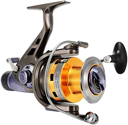 BluFied Spinning Fishing Reel with Front and Rear Double Drag Brake System Reels-9+1 Stainless Steel BB-Left Right Interchangeable-for Saltwater Freshwater Fishing