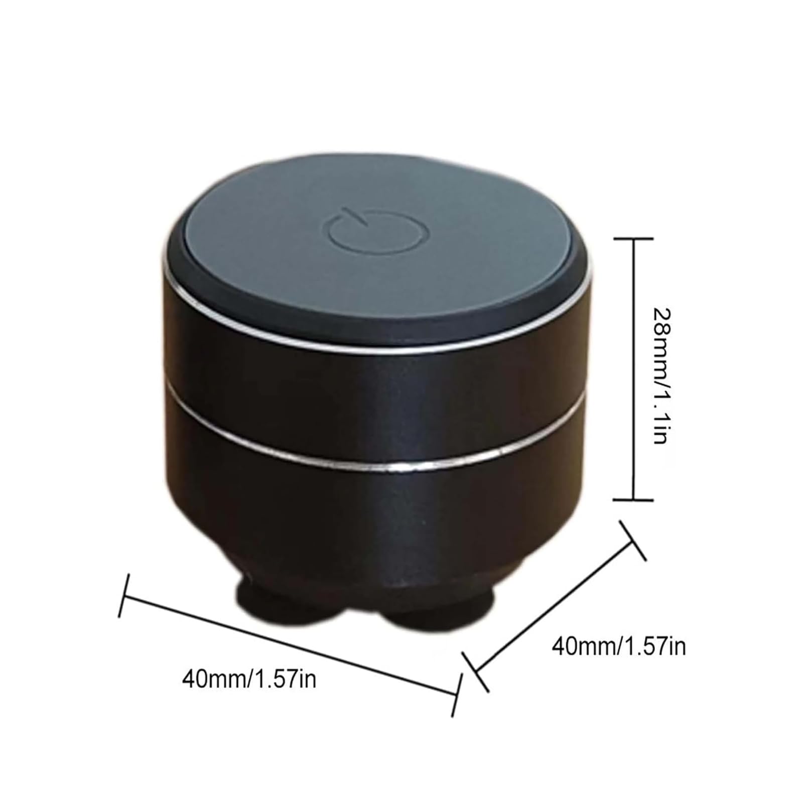 Buzzgo Speaker,Mini Buzzgo Speaker Bone Conduction, Bone Conduction Resonance Subwoofer with Suction Cup, Portable Wireless Subwoofer for Bathroom, Outdoor, Travel-BLACK