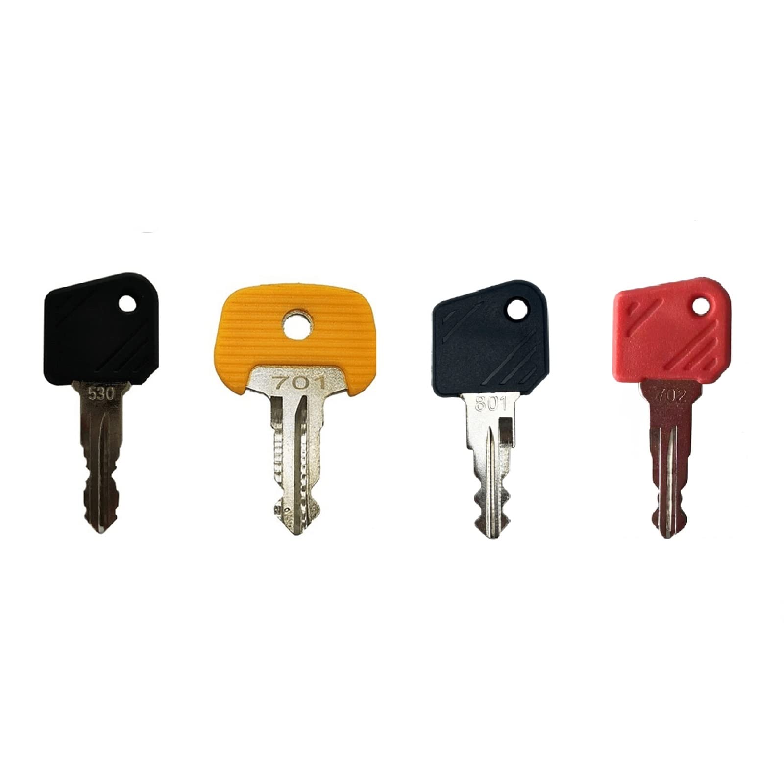 SMTHOME4pcs Linde 530 701 702 801 Electric Fork-lift Ignition Key Compatible with Linde Jungheinrich Komatsu STILL Forklift Truck