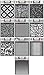 CrafTreat Herringbone Wall Stencils for Painting Large Pattern - Strip