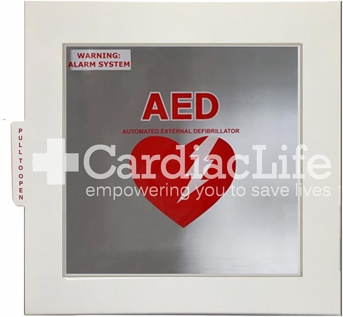 Universal Alarmed AED Wall Cabinet by Cardiac Life