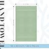 White Classic 6 Luxury Light Green Hand Towels 16 x 30 and 2 Luxury Bath Sheet Towels 35 x 70 | Cotton, Highly Absorbent and Quick Dry for Hotels, Spa and Bathroom