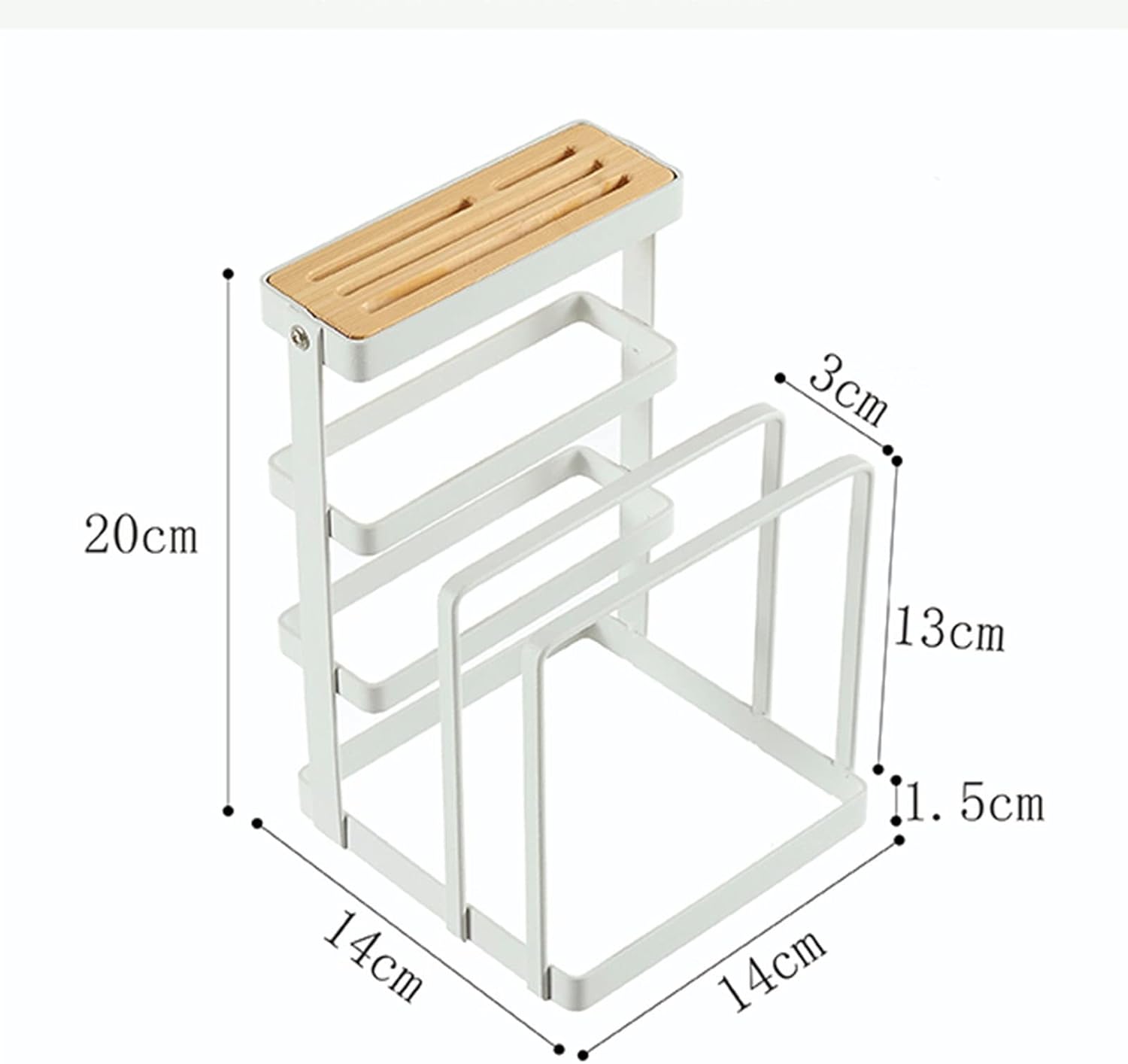 Knife Block Storage Stand Kitchen,Only Selling Cutter Holder,Chopping Board Rack,Countertops,Easy Clean