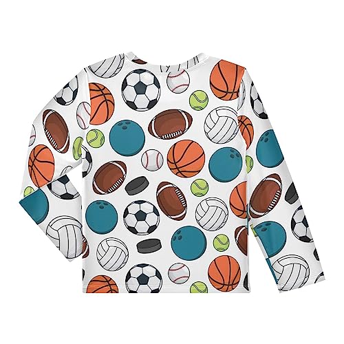 Image of CaTaKu Boys Swim Shirt Long Sleeve Rash Guard for Boys Toddler Rashguard Water Sun Shirt UPF+ 50 Swimwear