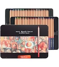 Amazon | Marco 48色 水彩色鉛筆 セット 色えんぴつ 水性 乾湿両用