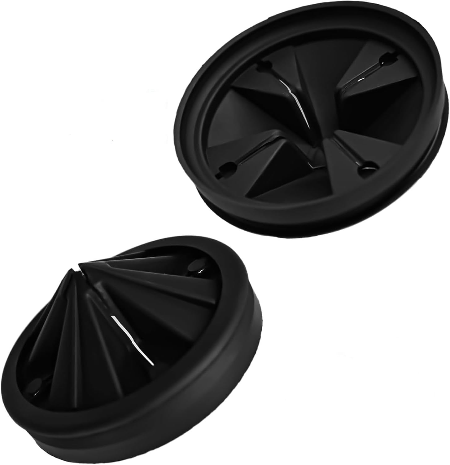 3 1/8" Garbage Disposal Splash Guard Sink Baffle Removable Rubber Drain Insert Replacement Parts for Waste King Whirlaway and GE Models（2 Pack）