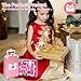Kids Makeup Sets for Girls Toys - 74PCS Washable Makeup for Kids with Mirror, Real Dressing Table with Stand, Princess Play Makeup Kit Perfect for 3 4 5 6 7 8-12 Year Old Girls Birthday & Christmas