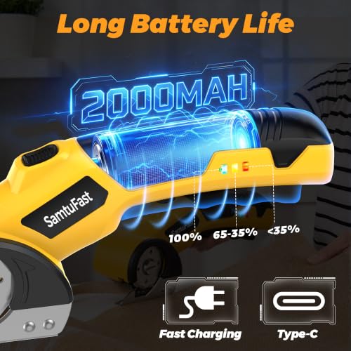 320RPM Strong Power Cordless Electric Scissors With Safety Lock - image 4