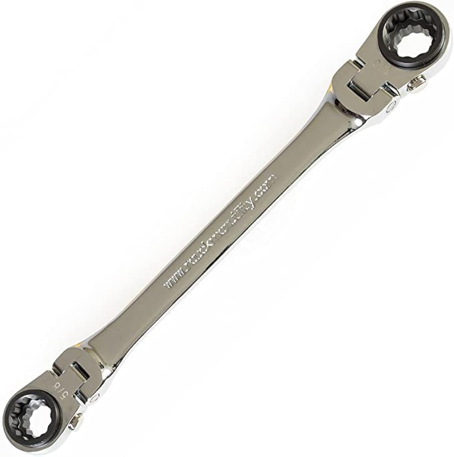 BugWrench, 4-in-1 Double Ended Reverse Ratcheting Box Wrench Set - 1/2”& 5/8” x 9/16”& 3/4”- Heavy Duty Forged Flex Head - Combination Wrench Sets