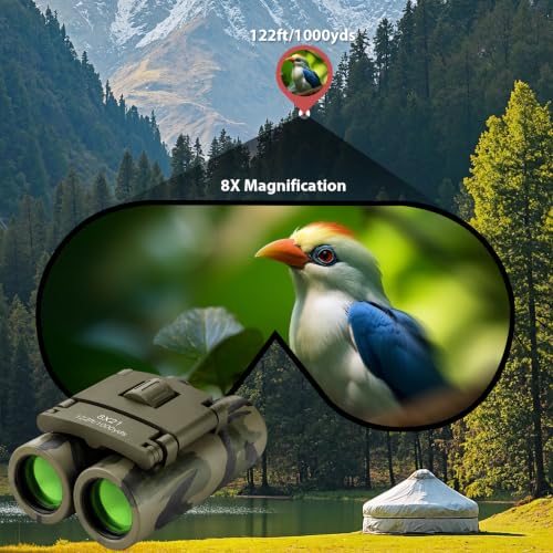 Image of Binoculars for Adults and Kids, High Powered Compact Binoculars