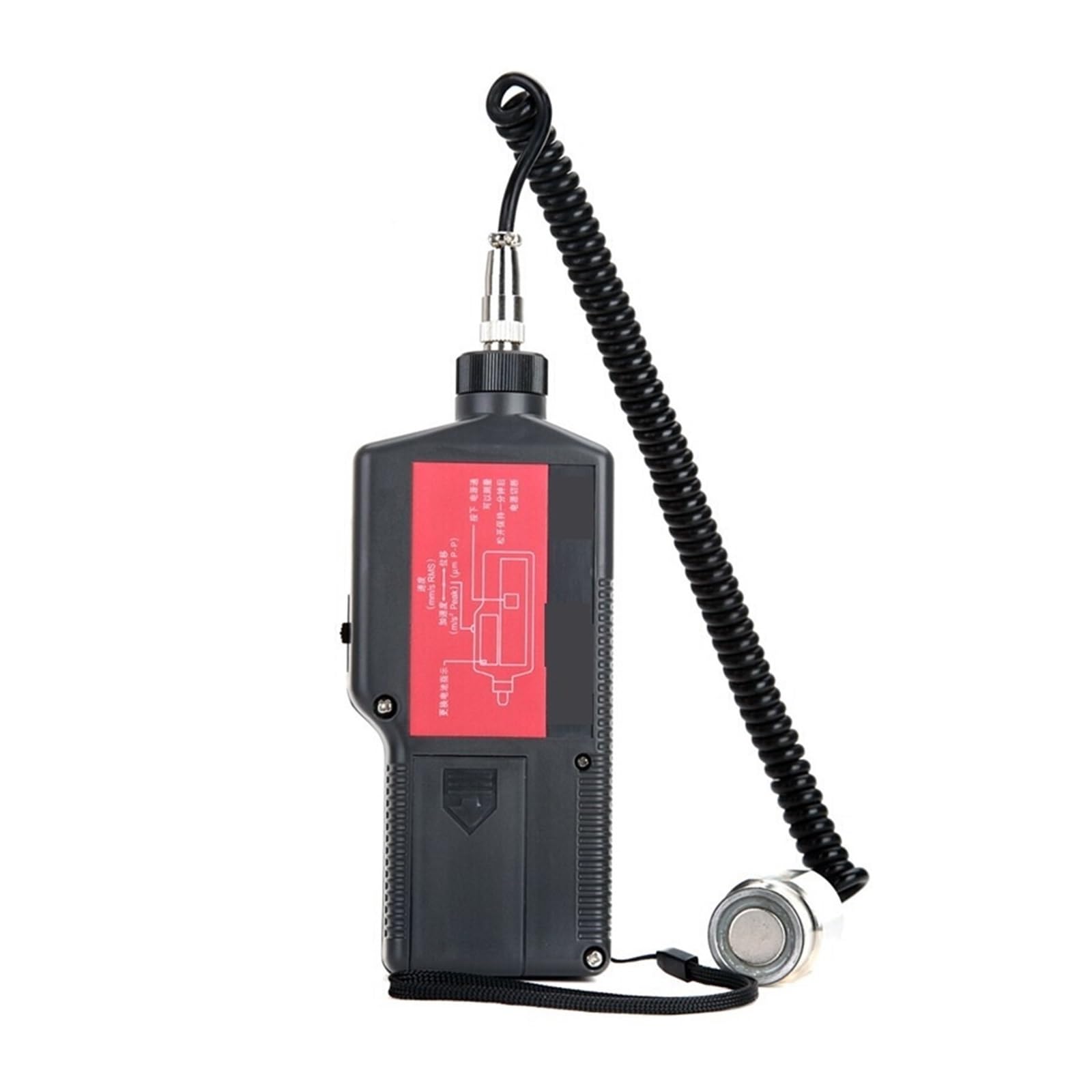 Vibrationsmesser, UT312 Tragbares Vibrationsmessgerät Hochempfindliche Sonde Vibrationsverschiebung Geschwindigkeitsbeschleunigungsmessung