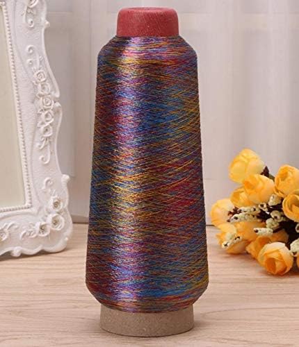 Multi-Color Sewing Threads Cross Stitch Embroidery Sewing Thread Line Textile Metallic Yarn Woven Embroidery Line (Color : Multi, Size : 1)
