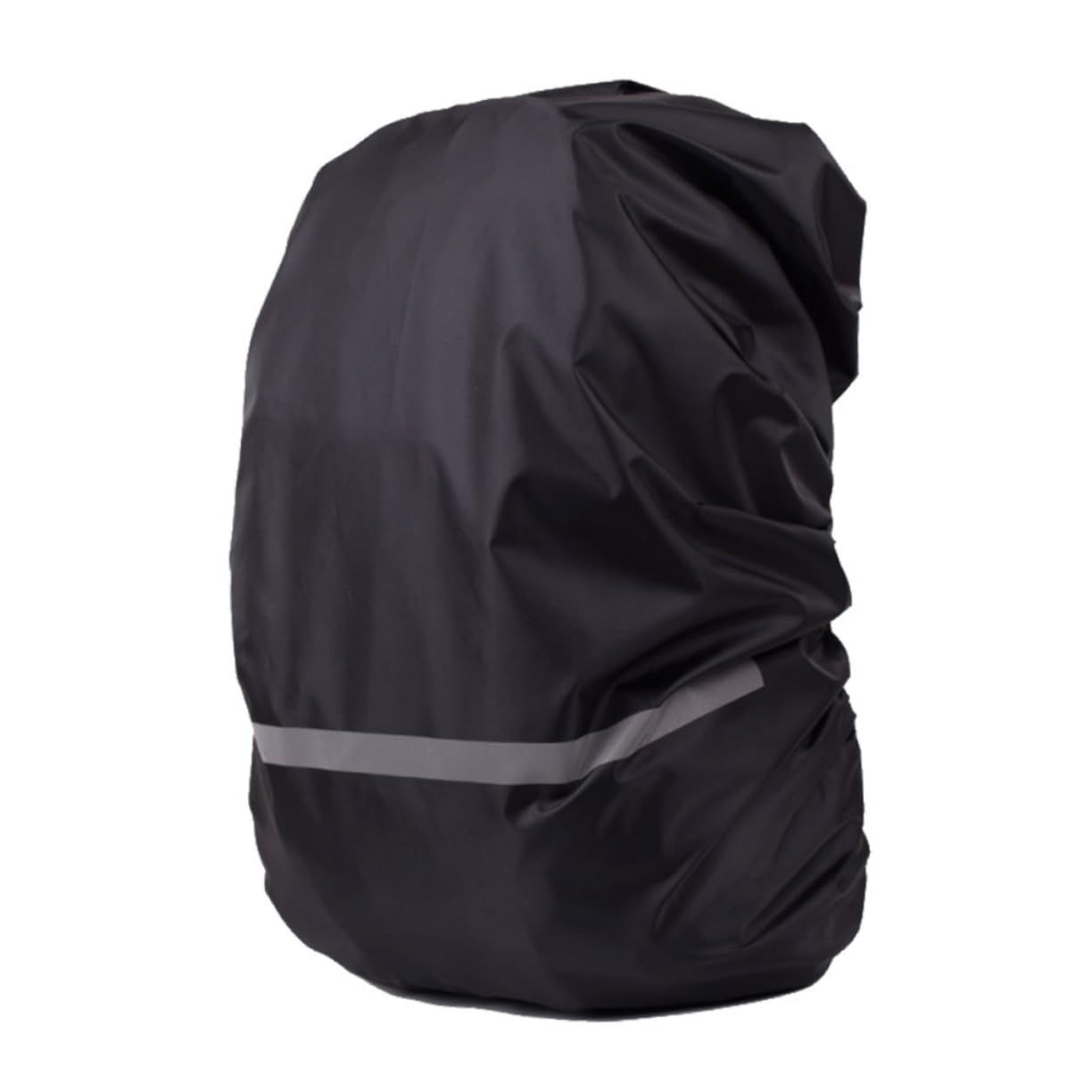 Milisten Rain Cover for Backpack Ultralight and Portable for Outdoor Hiking and Climbing Black with High Visibility Reflective Strip