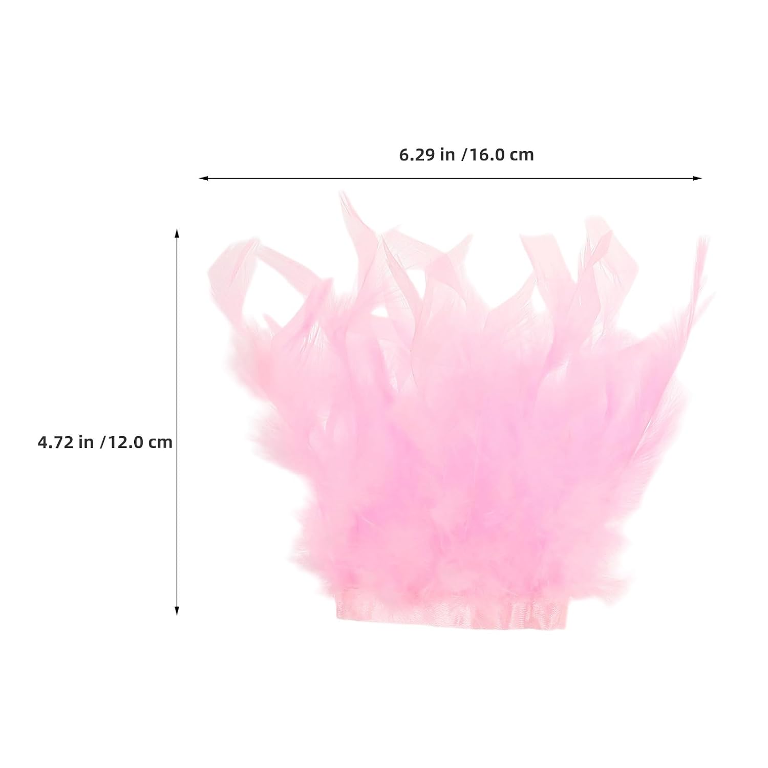 Generic 4pcs Organza Feathered Fake For Nail Art Photography Decorative Sleeve Lightweight Dreamy Design For Social Media Salon Display Creative Showcases