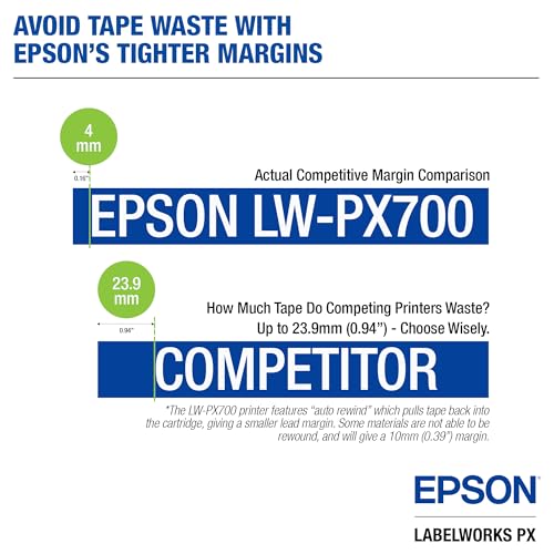 Labelworks LW-PX700PARENT Epson Lw-Px700Pcd Industrial Label Maker Kit - Complete Kit With Accessories, Compatible With Large Variety Of Tape Types thumb #5