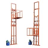 Elevatore merci fissato al muro di 9,8 Ft, Tabella elettrica della piattaforma dell'ascensore idraulico 2200LB/1ton, sistema di sollevamento domestico dell'ascensore dell'ascensore Dumbwaiter per il