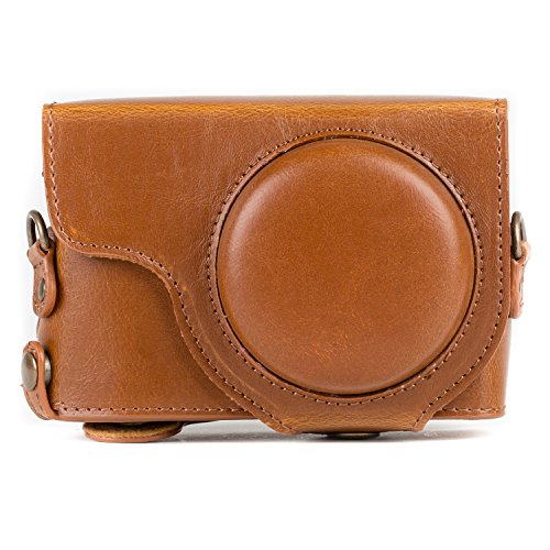 MegaGear funda de cuero para cámara Panasonic Lumix miniatura 2