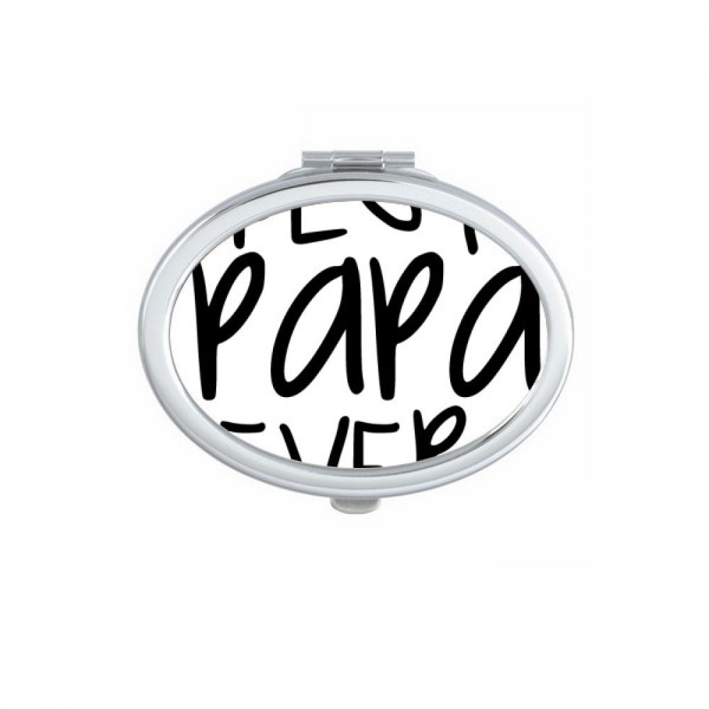 Miroir de poche portable multicolore, un accessoire pratique pour les retouches de papa