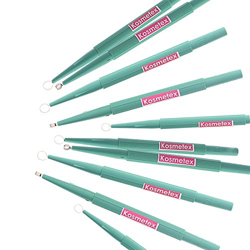 Hautkürette, scharfe Kai Kürette für die Kürettage, Kosmetex Hautcuretten, Curette, 10er MixSet