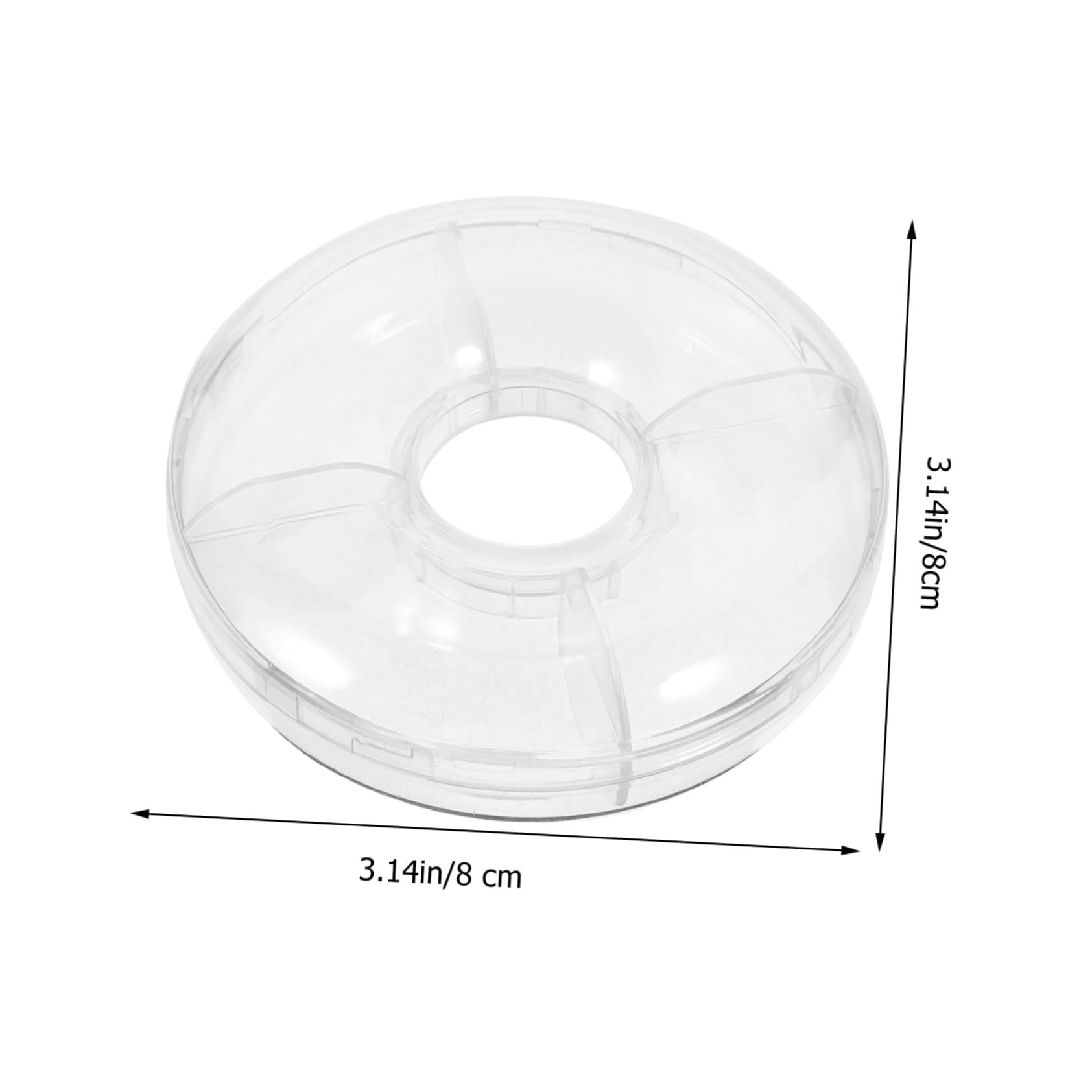TOPBATHY Scatola per Caramelle Mini a Forma di Donut, 12 Pezzi