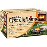 Duraflame Crackleflame Firelogs – Cozy Crackling Fireplace Logs, Fast Lighting in Under 5 Minutes, Burns 80% Cleaner Than Wood, Indoor/Outdoor Use (1 Case)