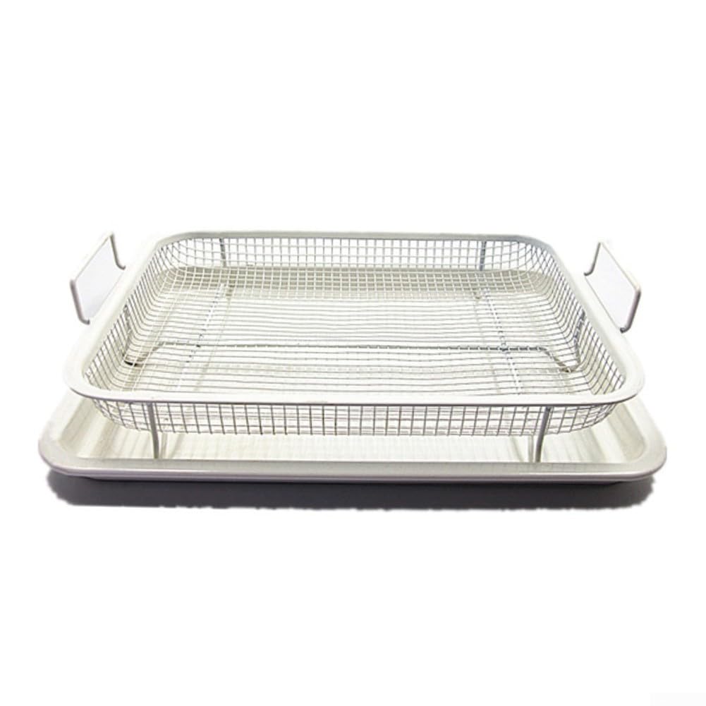 Cestino Griglia Acciaio Ramato 30x22cm BBQ Cestino Griglia Acciaio(B)