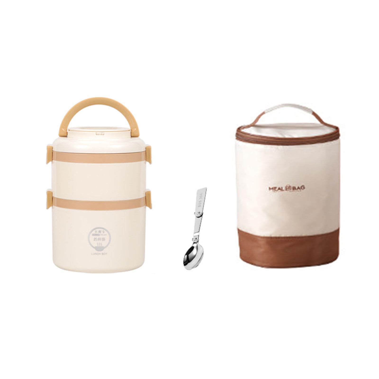 Lonchera de acero inoxidable 304 con aislamiento de doble capa, diseño a prueba de fugas, contenedor Bentos para uso escolar al aire libre, lonchera térmica de doble capa