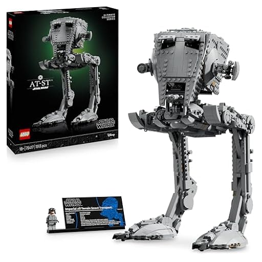 LEGO Star Wars 75417 Caminante AT-ST - Kit de Maquetas para Adultos - Figura Articulada de la Colección UCS con Minifigura y Placa Informativa - Regalo para Hombres y Mujeres Fans | Ya disponible en tu tienda friki favorita! En mundofriki.es! LEGO Star Wars 75417 Caminante AT-ST - Kit de Maquetas para Adultos - Figura Articulada de la Colección UCS con Minifigura y Placa Informativa - Regalo para Hombres y Mujeres Fans | Ya disponible en tu tienda friki favorita! En mundofriki.es!