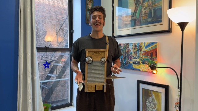 Cincinnati Washboards Road Trip Percussion Bundle w/Cymbal and Jam