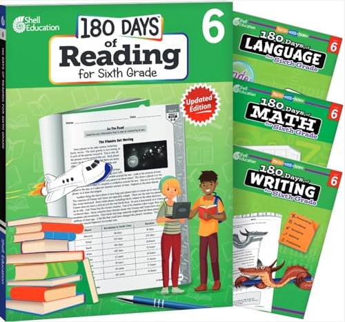 180 Days of Practice: Grade 6 Bundle - 4 Book