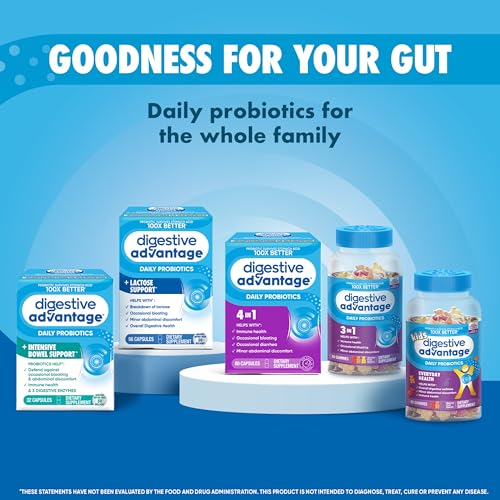 Image of Digestive Advantage Lactose Defense Capsules (96 Count In A Box), Helps Breaks Down Lactose and Defend Against Digestive Upset, Supports Digestive and Immune Health, CFUs