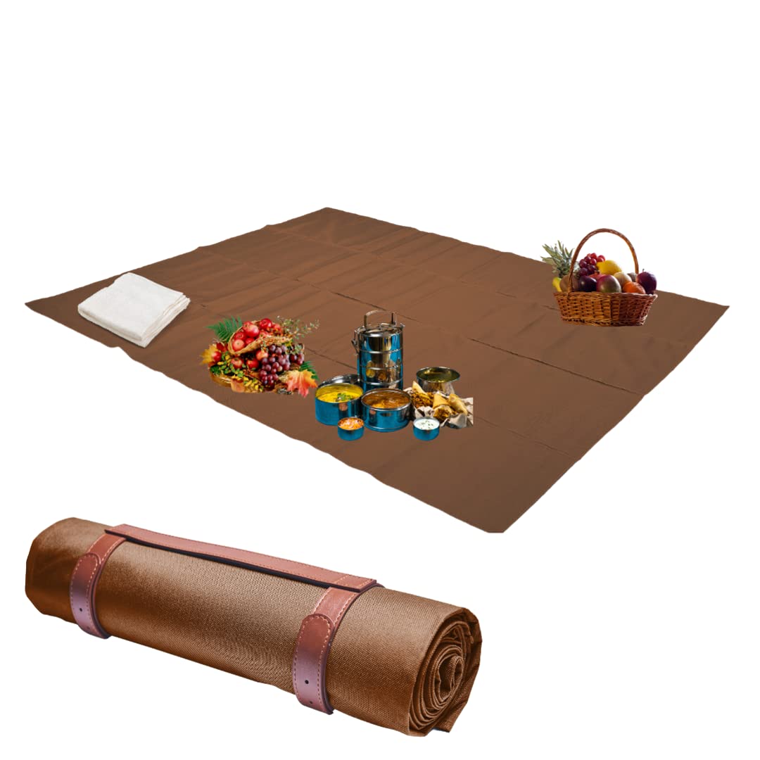 Vgotcha Picnic Mat Beach Mat Waterproof Sand Proof Foldable Portable Outdoor Picnic Blankets for Beach Camping Grass Camping (180cm X 150cm) (Brown) (B0C15JVMFG) Amazon Price History, Amazon Price Tracker
